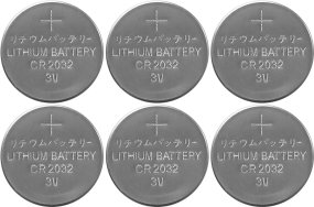 Batterij 6 Stuks CR2032 Zilver Van Star Trading - 