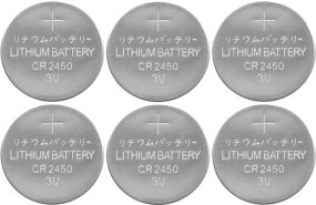 Batterij 6 Stuks CR2450 Zilver Van Star Trading - 