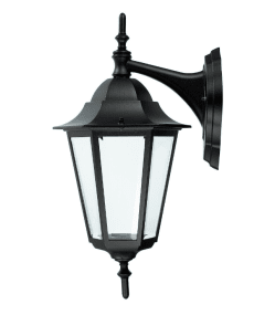 Kartano Zwart buitenlamp Van Airam - De vorm van de ouderwetse lampen zorgt voor een tijdloos gevoel.