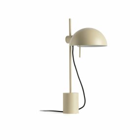 Matilda 43cm Beige bureaulamp Van Faro Barcelona - Matilda is een beige tafellamp met een strak, geometrisch design die in elke omgeving past.