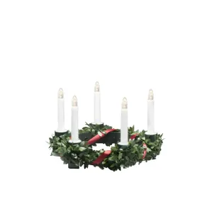 Lucia-kroon Met Decoratie Groente Van Konstsmide - Een mooie en veilige oplossing voor Luciavieringen thuis of op school.