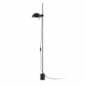 Matilda Zwart vloerlamp Van Faro Barcelona - Matilda is een zwarte staande lamp met een stijlvol, geometrisch design die in elk interieur past.