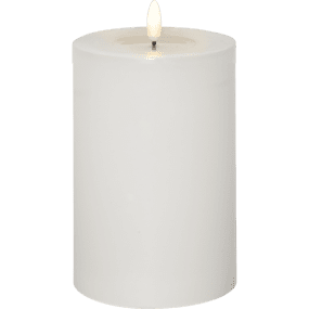 LED Stompkaars Flamme Flow Big Wit Van Star Trading - Deze LED-lamp is een prachtige decoratie, zowel alleen als in een groepje met andere lampen uit de Flamme-serie.