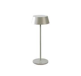 Menton 30cm Grijs Draagbare Van Konstsmide - De lamp is voorzien van een touchdimmer waarmee u de helderheid en kleurtemperatuur kunt aanpassen van warmgeel licht tot warmwit licht.
