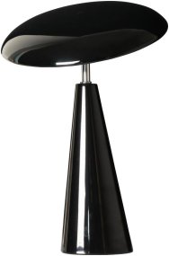 Audrey 33cm Zwart Draagbare Van Eja - De geïntegreerde ledverlichting zorgt voor een aangenaam licht en de lamp is dimbaar, zodat u gemakkelijk de juiste sfeer in de kamer kunt creëren.