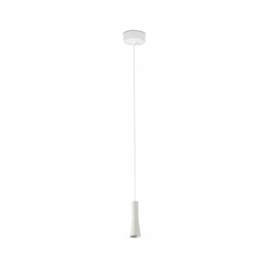 Nina Ø4 Wit hanglamp Van Faro Barcelona - Nina is een witte hanglamp met ge&iuml;ntegreerde ledtechnologie en een stijlvol, minimalistisch design.