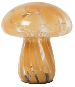 Mushy 17cm Lichtbruin Draagbare Van Eja - Deze compacte en stijlvolle tafellamp, in de vorm van een paddenstoel, voegt charme en persoonlijkheid toe aan elke kamer.
