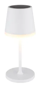 Bordslampa LED Wit solarlamp Van Globo Lighting - Den diskreta designen sm&auml;lter in i alla milj&ouml;er och med IP44-klassning &auml;r den t&aring;lig mot v&auml;der och vind.