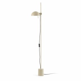 Matilda Beige vloerlamp Van Faro Barcelona - Matilda is een beige staande lamp met een stijlvol, geometrisch design die in elk interieur past.