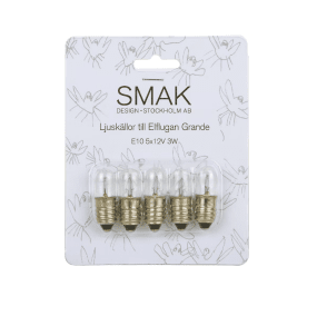 E10 12V 3W 5 Stuks Van SMAK Design - 