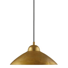 Studio 30Ø Ruw messing hanglamp Van H. Skjalm P - De Studio hanglamp met messing frame is een elegante plafondlamp met een eenvoudig en mooi silhouet.