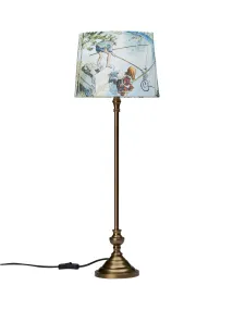 Andrea 70cm Beige tafellamp Van PR Home - De Andrea tafellamp zorgt samen met de Kr&auml;ftf&aring;ngst lampenkap voor een elegante uitstraling en is een echte blikvanger in de kamer.