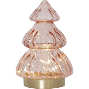 Abete Roze Van Star Trading - De decoratie heeft een ingebouwde timer die de verlichting 6 uur aan en 18 uur uit laat gaan, met een herhalend patroon.