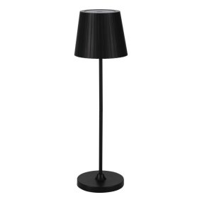 Cabozo 37cm Zwart Draagbare Van Eglo - De lamp beschikt over een touchdimmer voor eenvoudige lichtregeling en heeft een IP44-classificatie voor bescherming tegen spatwater.