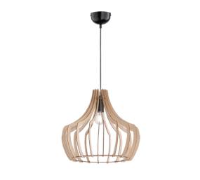 Wood Ø44 Hout hanglamp Van Trio Lighting - 