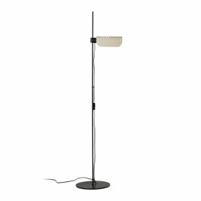 Martinica Beige vloerlamp Van Faro Barcelona - Martinica is een staande lamp die is ge&iuml;nspireerd op klassiek retrodesign, maar dan met een vernieuwende en speelse vorm.