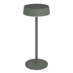 Simeri 30cm Groente solarlamp Van Eglo - De lamp laadt u eenvoudig op via het zonnepaneel of de meegeleverde USB-kabel en beschikt over een touchdimmer met drie helderheidsniveaus, waarmee u de verlichting naar wens kunt aanpassen.
