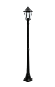 Kartano 175cm Zwart lantaarnpaal Van Airam - Met de lantaarnpaal Kartano cre&euml;ert u een ouderwets gevoel.