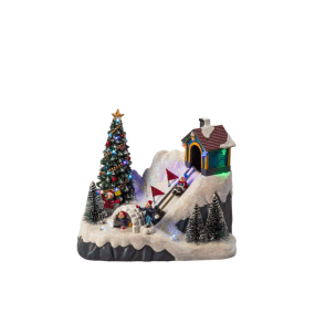 Winterlandschap LED Veelkleurig Van Konstsmide - Het is aan te raden om het op een kantoor in de hal of bij het raam in de woonkamer te plaatsen.