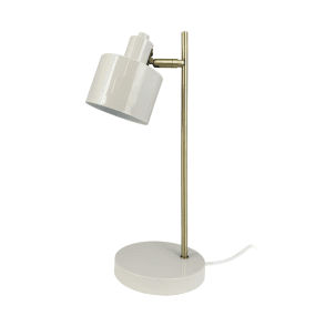 Ocean 43cm Beige bureaulamp Van Dyberg Larsen - De Ocean tafellamp van Dyberg Larsen is een door de jaren 50 geïnspireerde lamp met een charmant retrodesign en een modern tintje.