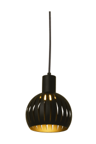 Grafika Ø15 Zwart raamlamp Van Aneta Lighting - GRAFIKA is een kleine hanglamp met een 4 meter lang snoer, een stekker en een aan/uit-schakelaar in het midden.