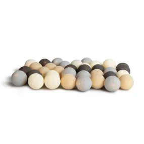 Irislights Shades 35-lights Veelkleurig Van Irislights - De bollen worden eenvoudig in de gewenste volgorde over de lampjes van het snoer bevestigd en kunnen vervolgens worden gebruikt als decoratief element voor een raam of als sfeervolle verlichting in een mand in de kinderkamer.