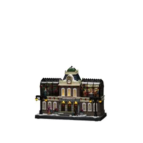 Mechanische Kerstdecoratie Met Treinstation 25cm Veelkleurig Van Konstsmide - Geweldig treinstation met bewegende figuren, 15 warmwitte ledlampjes en ingebouwde kerstmuziek die je kerstdorp tot leven brengt.