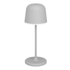 Mannera 20cm Grijs Draagbare Van Eglo - U kunt hem eenvoudig opladen met de meegeleverde USB-kabel, zodat u hem gemakkelijk overal mee naartoe kunt nemen - of u nu op het terras, in de tuin of op een picknick bent.