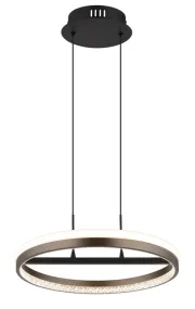 Della Ø40 Grijs hanglamp Van Globo Lighting - Perfekt f&ouml;r vardagsrum och matsalar, d&auml;r den skapar en inbjudande atmosf&auml;r och en modern touch.