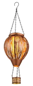 Balloon Koper solarlamp Van Globo Lighting - En unik och st&auml;mningsfull detalj som ger utomhusmilj&ouml;n en lekfull och elegant touch!