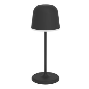 Mannera 20cm Zwart Draagbare Van Eglo - U kunt hem eenvoudig opladen met de meegeleverde USB-kabel, zodat u hem gemakkelijk overal mee naartoe kunt nemen - of u nu op het terras, in de tuin of op een picknick bent.