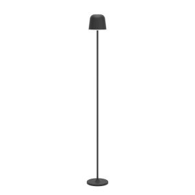 Mannera 140cm Zwart Draagbare Van Eglo - Dankzij de draadloze functie kan de lamp vrij in de kamer worden geplaatst en verspreidt hij een gelijkmatig en aangenaam licht - ideaal om sfeer te creëren of om bij te lezen.
