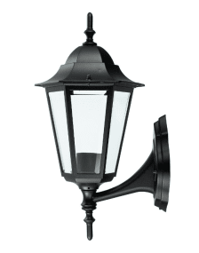 Kartano Zwart buitenlamp Van Airam - De vorm van de ouderwetse lampen zorgt voor een tijdloos gevoel.