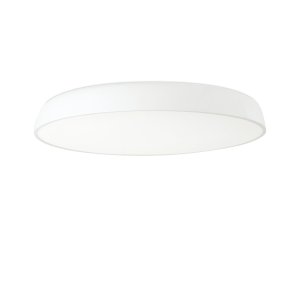 Mega Ø75 Wit plafondlamp Van Faro Barcelona - Mega is een elegante plafondlamp met ingebouwde ledtechnologie en een klassiek design - perfect voor gelijkmatige en comfortabele binnenverlichting.