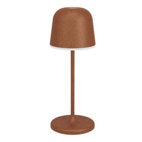 Mannera 20cm Roestig bruin Draagbare Van Eglo - U kunt hem eenvoudig opladen met de meegeleverde USB-kabel, zodat u hem gemakkelijk overal mee naartoe kunt nemen - of u nu op het terras, in de tuin of op een picknick bent.