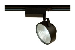 Detroit spot Zwart Van Aneta Lighting - Door de matzwarte afwerking en het industri&euml;le design heeft het een moderne uitstraling en is het geschikt voor zowel huiselijke als commerci&euml;le omgevingen.
