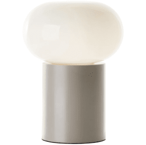 Daeny 27cm Bruin tafellamp Van Brilliant - Daeny is een moderne tafellamp met een stijlvolle, glanzende metalen voet in een bruine tint.