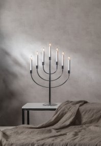 Titus Chroom Van Star Trading - Verspreidt een sfeervol licht en cre&euml;ert een kerstsfeer.