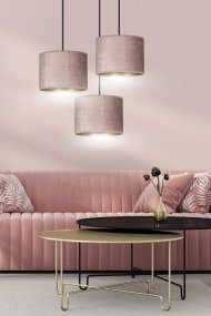 Hilde Ø50 Roze hanglamp Van Emibig Lighting - Dankzij de eenvoudige constructie en het elegante kleurenschema is Hilde een veelzijdige keuze die past in veel verschillende kamers en stijlen.