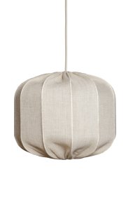 Dester Lampenkap Excl. Ophanging Ø38 Natuur hanglamp Van Alde & Lind - De linnen stof geeft de Dester lampenkap een verfijnde en elegante uitstraling.