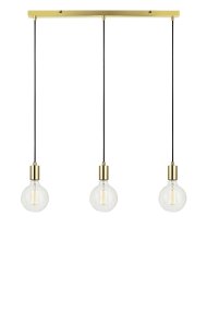 Sky 68cm Messing hanglamp Van Markslöjd - Deze stijlvolle hanglamp van messing is een elegant alternatief voor verlichting boven een eettafel of keuken.