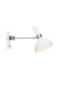 Larry 40cm Wit wandlamp Van Markslöjd - De Larry wandlamp in het wit is de perfecte oplossing voor verlichting bij het bed of de bank.