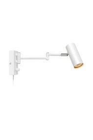Torino Wit leeslamp Van Markslöjd - De wandlamp Torino combineert stijlvol design met hoge flexibiliteit.