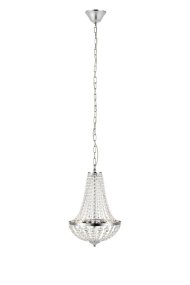 Gränsö Ø30 Chroom badkamerlamp Van Markslöjd - Border is een elegante plafondkroonluchter met een diameter van 30 cm, ideaal voor zowel de badkamer als de woonkamer.