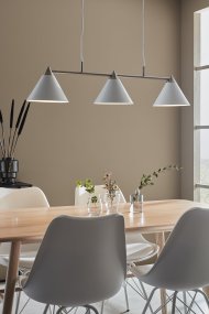 Klint 98cm Wit hanglamp Van Markslöjd - Ideaal om een kamer een moderne en verfijnde uitstraling te geven.
