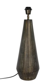 Axel 54cm Antiek zwart lampenvoet Van Alde & Lind - Axel is een klassieke en karaktervolle lampvoet van metaal met een antiek zwarte afwerking.
