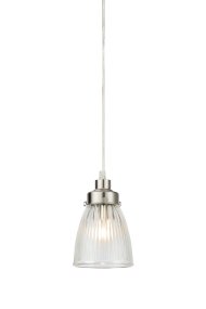 Bellis Ø10 Transparant/staal raamlamp Van Markslöjd - Raamlamp van transparant glas met fijne details in staal - een tijdloze combinatie die een warme en gastvrije sfeer geeft in het raam of een hoek.
