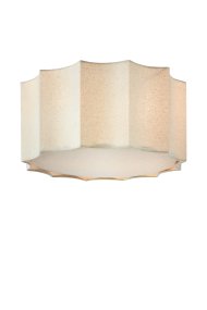 Olea Ø35 Beige Van Markslöjd - Olea is een decoratieve plafondlamp met een zacht gevormd design dat doet denken aan golven of bloemblaadjes.
