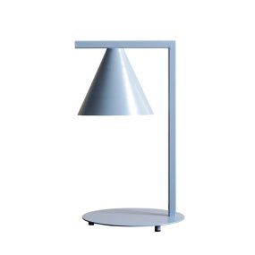 Form 40cm Blauw tafellamp Van Artera - Het tijdloze design en de subtiele kleur zorgen ervoor dat de lamp gemakkelijk in verschillende interieurstijlen past en tegelijkertijd een verfijnde en moderne uitstraling aan de kamer toevoegt.