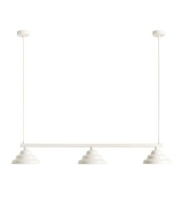 Wave 106cm Crèmewit hanglamp Van Artera - Wave is een moderne hanglamp met een retrodesign, waardoor het een veelzijdige lamp is die in elk huis past.